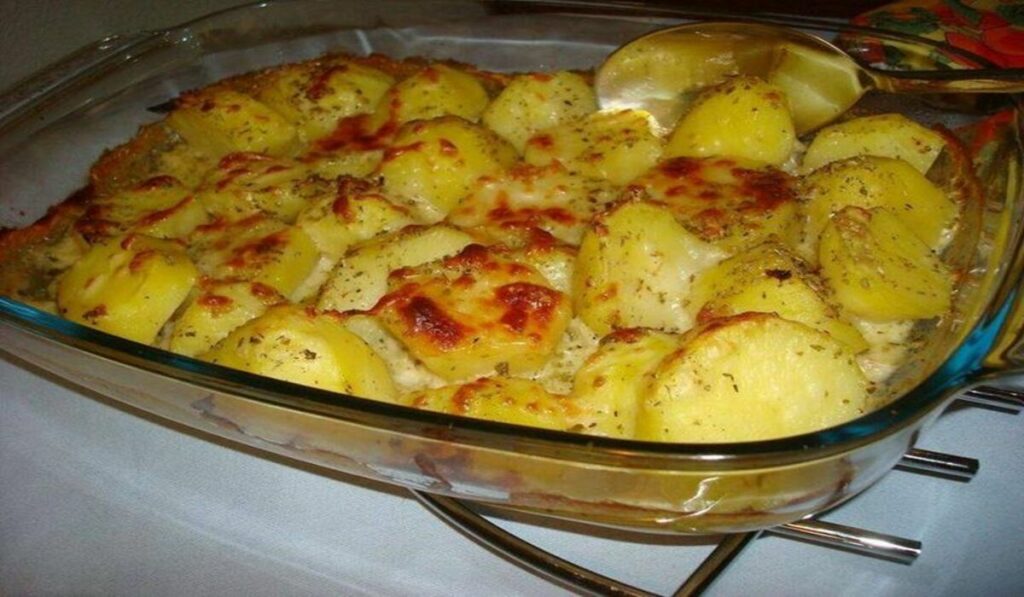 Batata gratinada