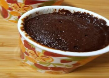 Bolo de caneca de chocolate