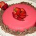 Pudim de morango com gelatina