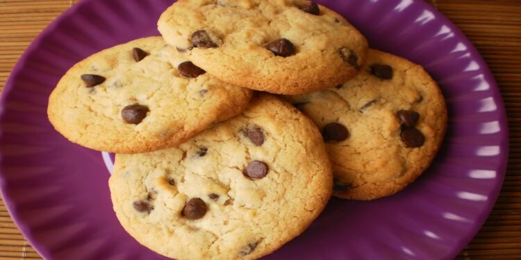 Cookie de ninho com gotas de chocolate