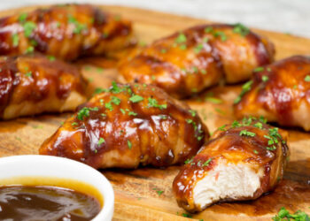 Frango combacon e barbecue