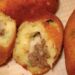 Bolinho de batata e carne moída