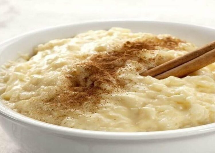 Arroz Doce Cremoso Com Canela